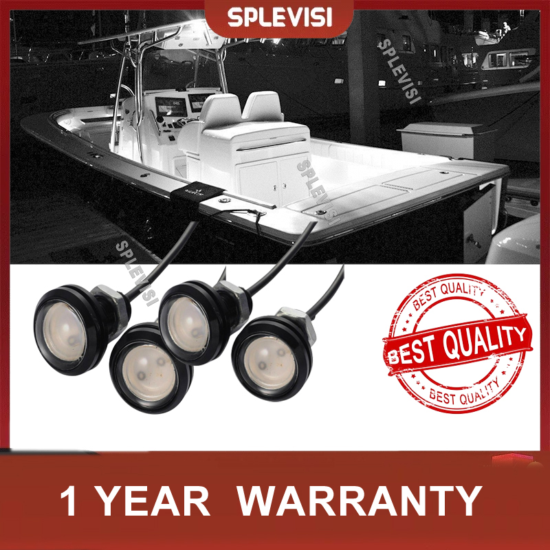 Outdoor Lighting Guide - 4PCS LED Lightเรือกันน้ำOutrigger Spreader Transom Night