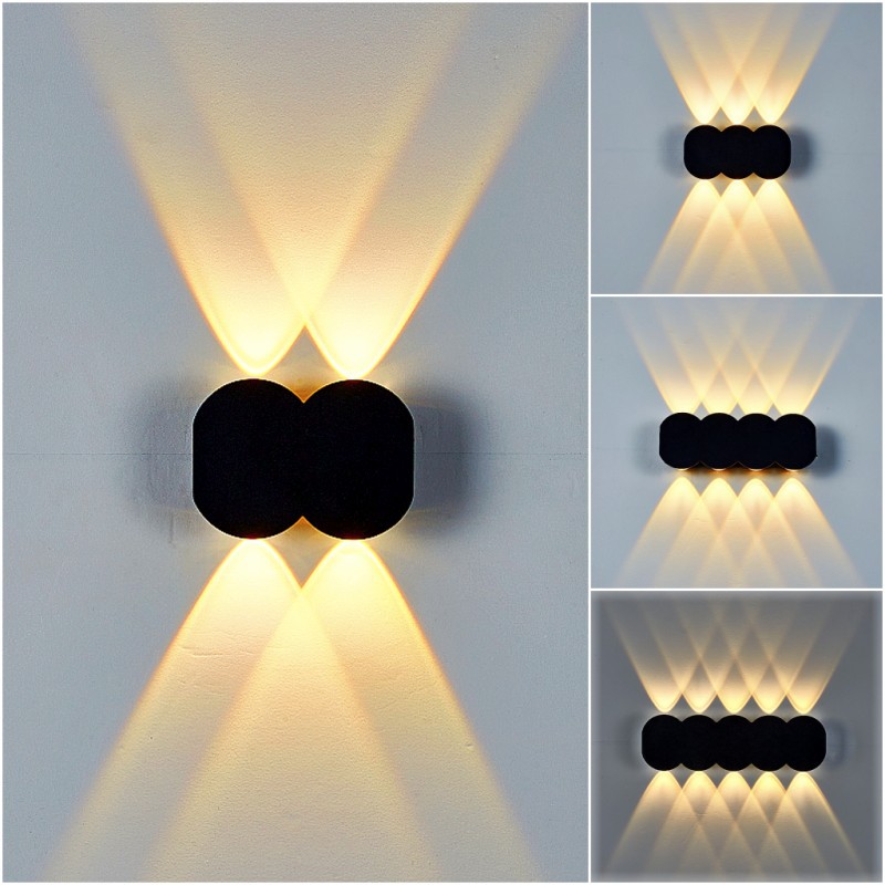 Xl Outdoor Lighting - โคมไฟติดผนัง LED อลูมิเนียมอัลลอยด์สำหรับภายนอกอาคาร 4W 6W 8W