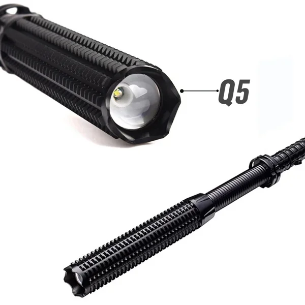 Outdoor Lighting Guide - ไฟฉาย LED ชาร์จผ่าน USB ไฟฉายแบบยืดหดได้ 3