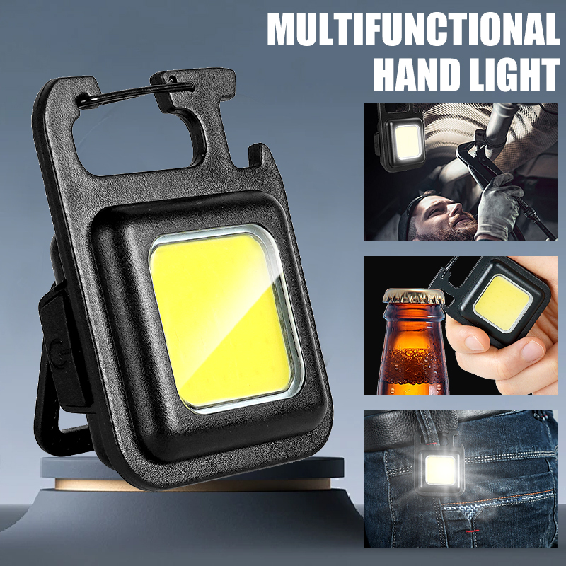 Outdoor Lighting Junction Box - ไฟฉายพวงกุญแจ MINI COB สว่างพิเศษ พกพาสะดวก ชาร์จซ้ำได้