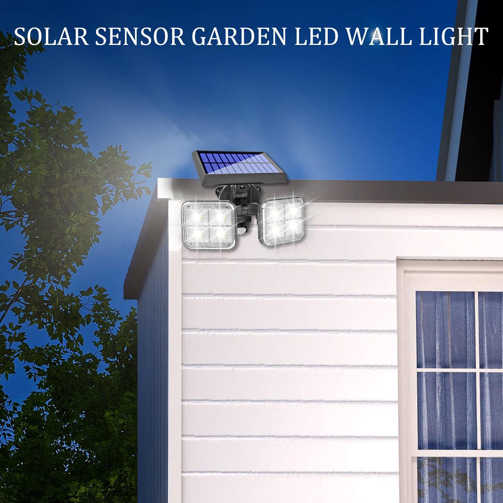 Solar Motion Sensor ไฟพลังงานแ - Outdoor Lighting Front Yard บทวิจารณ์และราคา