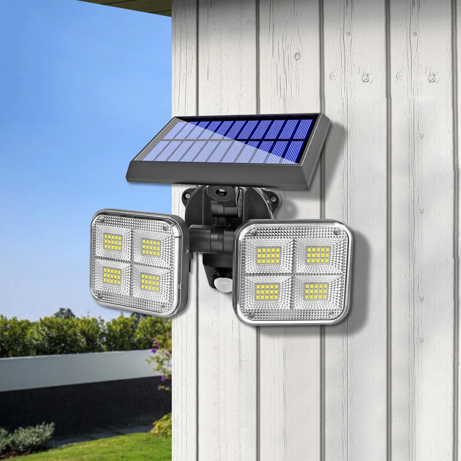 Solar Motion Sensor ไฟพลังงานแ - Outdoor Lighting Front Yard บทวิจารณ์และราคา