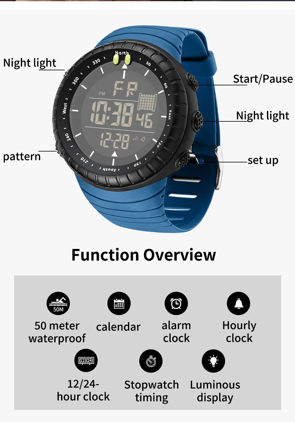 SANDA ใหม่ 6256 นาฬิกาอิเล็กทร - Outdoor Lighting Timer บทวิจารณ์และราคา
