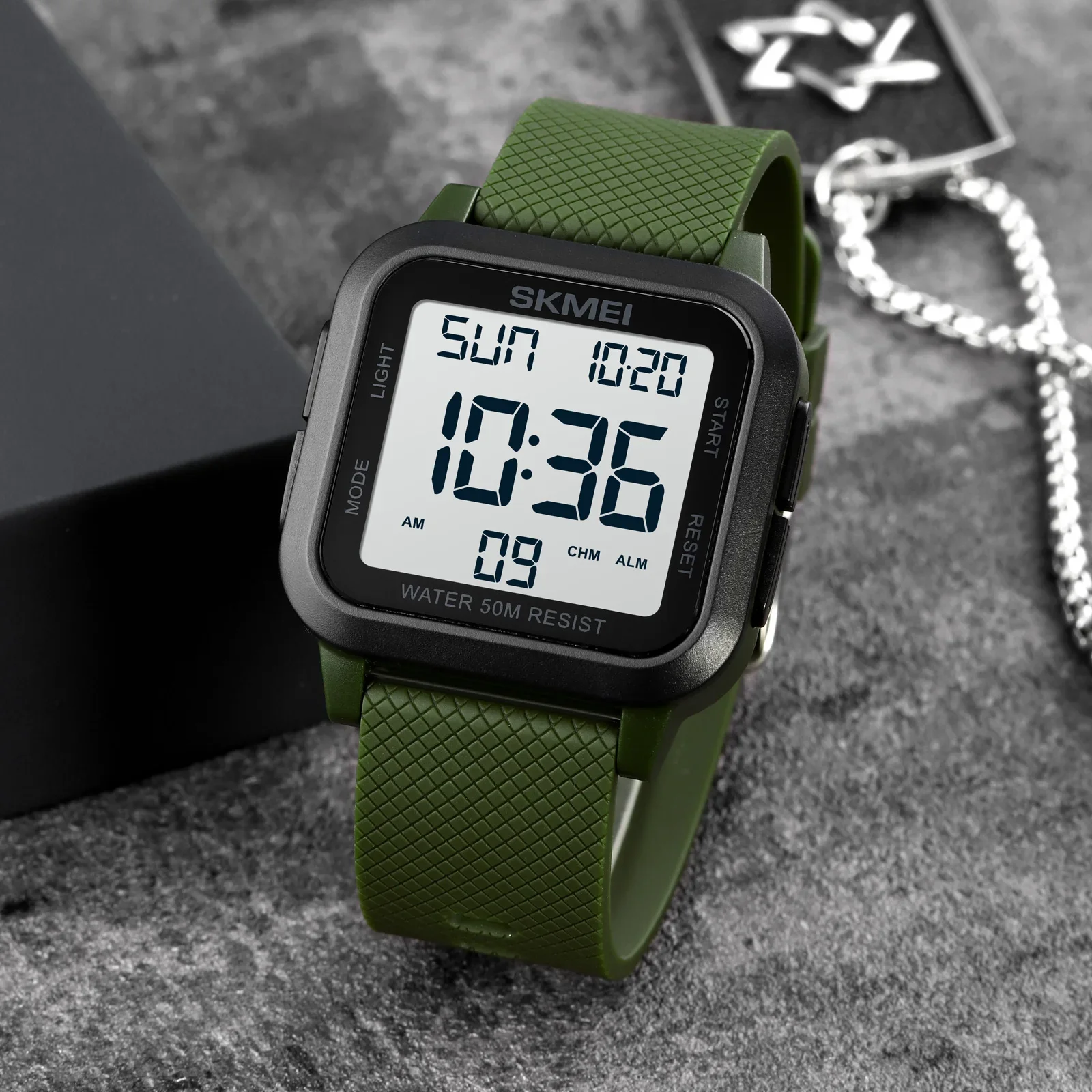 SKMEI1894 นาฬิกาปลุกผู้ชายนาฬิ - Outdoor Lighting Timer บทวิจารณ์และราคา