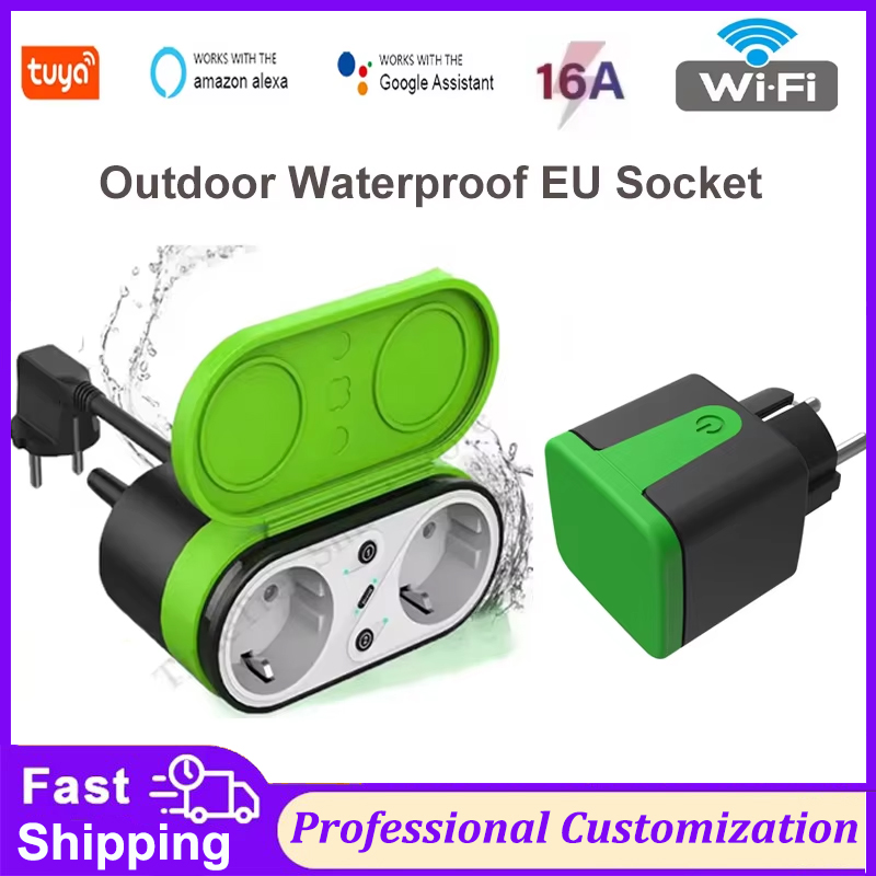 ปลั๊กไฟอัจฉริยะ Tuya EU 16A Wi - Outdoor Lighting Timer บทวิจารณ์และราคา
