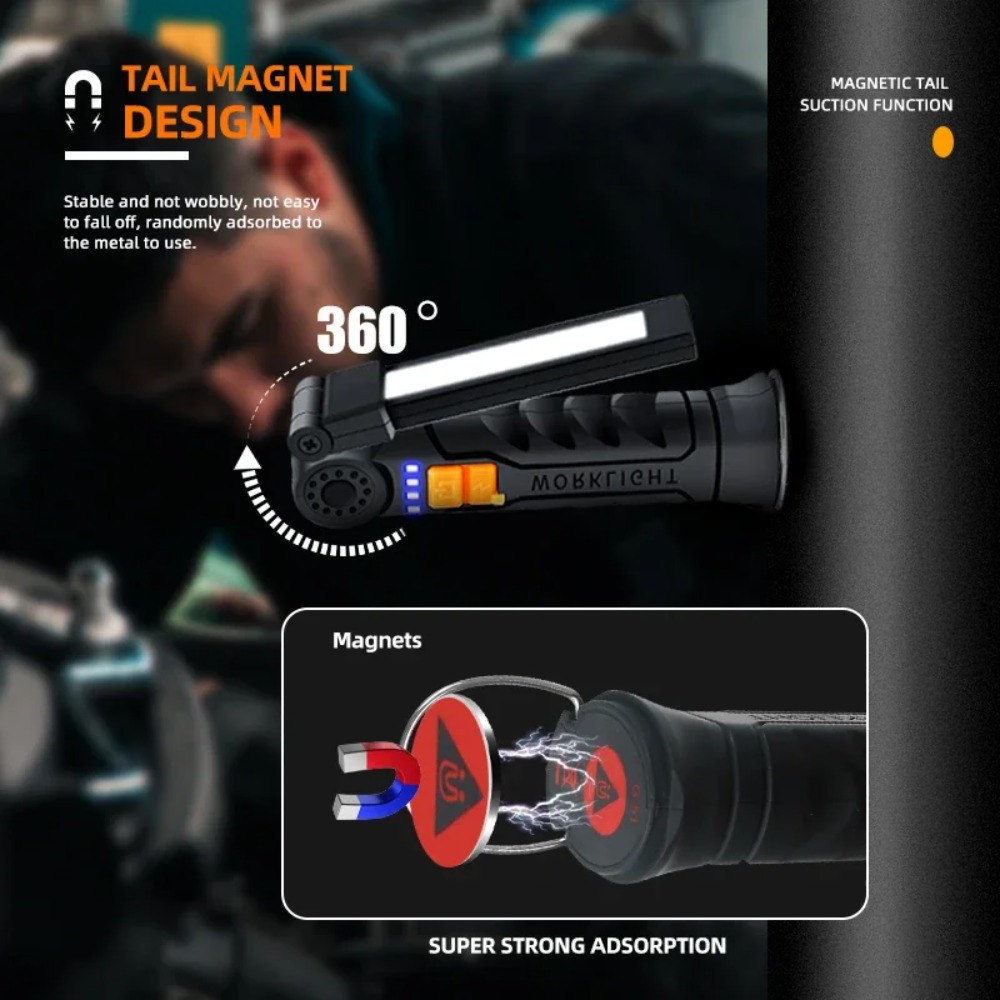 ไฟฉาย LED แบบพกพา COB ไฟฉายแบบ - Outdoor Lighting Junction Box บทวิจารณ์และราคา