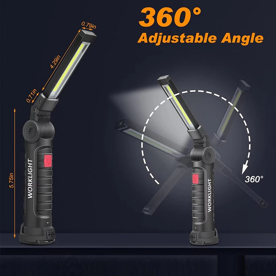 ไฟฉายแม่เหล็กแบบชาร์จไฟได้แบบพ - Outdoor Lighting Hooks บทวิจารณ์และราคา