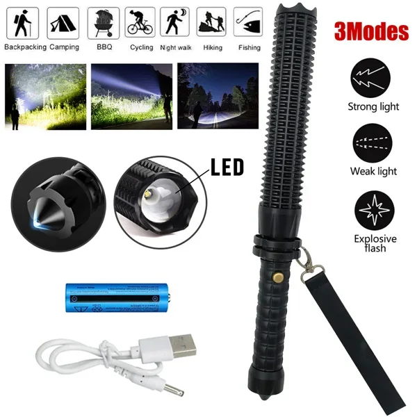 ไฟฉาย LED ชาร์จผ่าน USB ไฟฉายแ - Outdoor Lighting Guide บทวิจารณ์และราคา