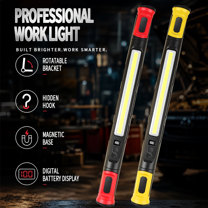 ไฟทำงานแม่เหล็กแบบ COB แบบชาร์ - Outdoor Lighting Hooks บทวิจารณ์และราคา