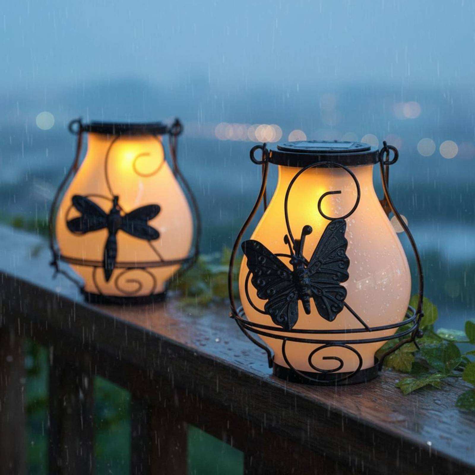 โคมไฟผีเสื้อพลังงานแสงอาทิตย์  - Outdoor Lighting Wall บทวิจารณ์และราคา