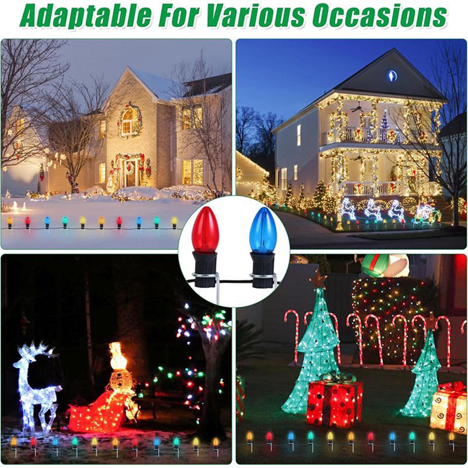 เสาไฟคริสต์มาสสำหรับตกแต่งสวนก - Outdoor Lighting Pathway บทวิจารณ์และราคา
