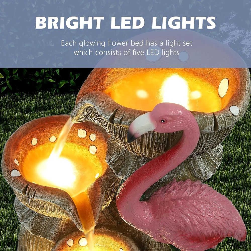 น้ำพุตกแต่ง 5 ชั้น สำหรับใช้ใน - Outdoor Lighting For Backyard บทวิจารณ์และราคา