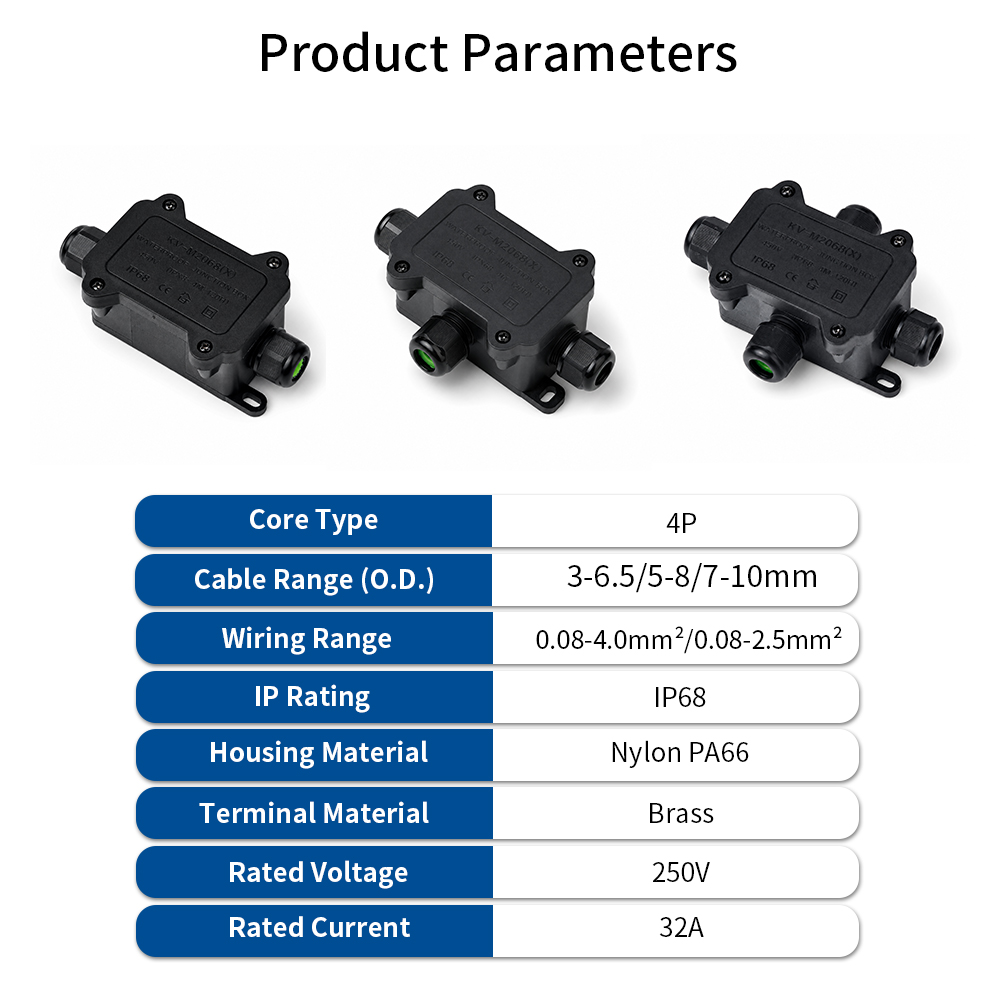 กล่องต่อสายไฟกันน้ำ IP68 แบบ 2 - Outdoor Lighting Junction Box บทวิจารณ์และราคา