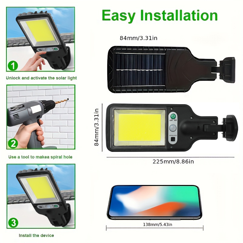 ไฟ LED/COB พลังงานแสงอาทิตย์พร - Outdoor Lighting Front Yard บทวิจารณ์และราคา