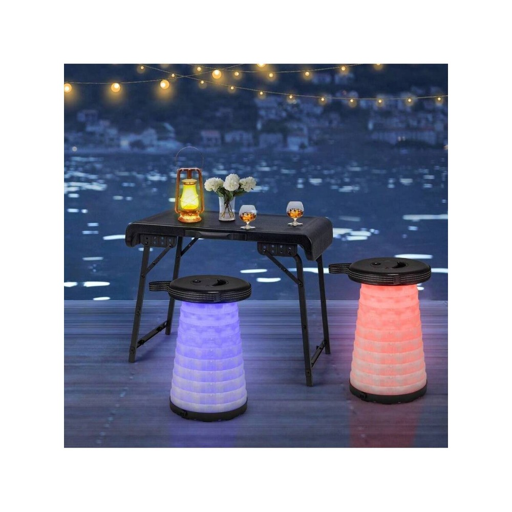 ชุดโต๊ะและเก้าอี้พับได้ 3 ชิ้น - Outdoor Lighting Setup บทวิจารณ์และราคา