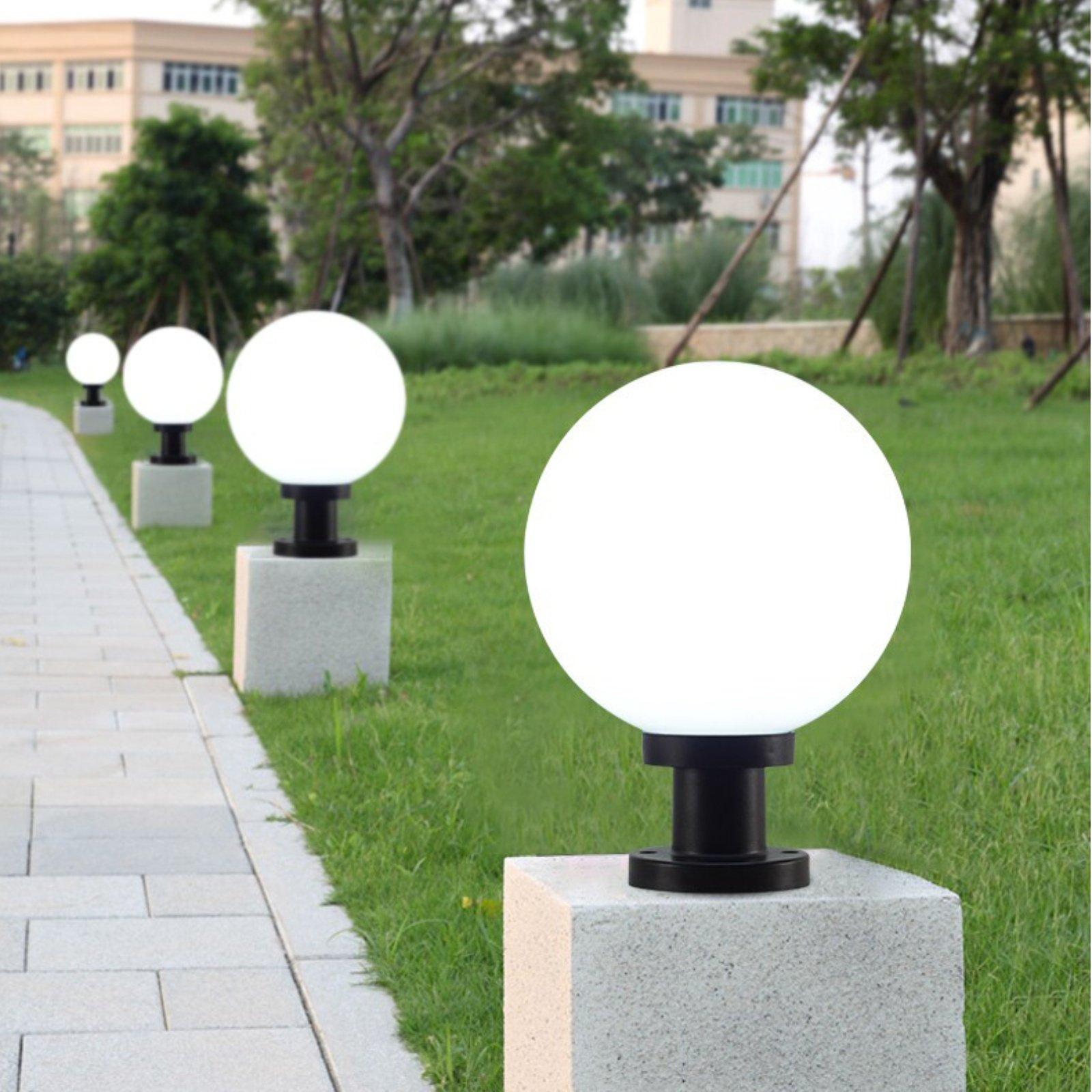 โคมไฟส่องสว่างกลางแจ้งแบบทรงกล - Outdoor Lighting Pathway บทวิจารณ์และราคา