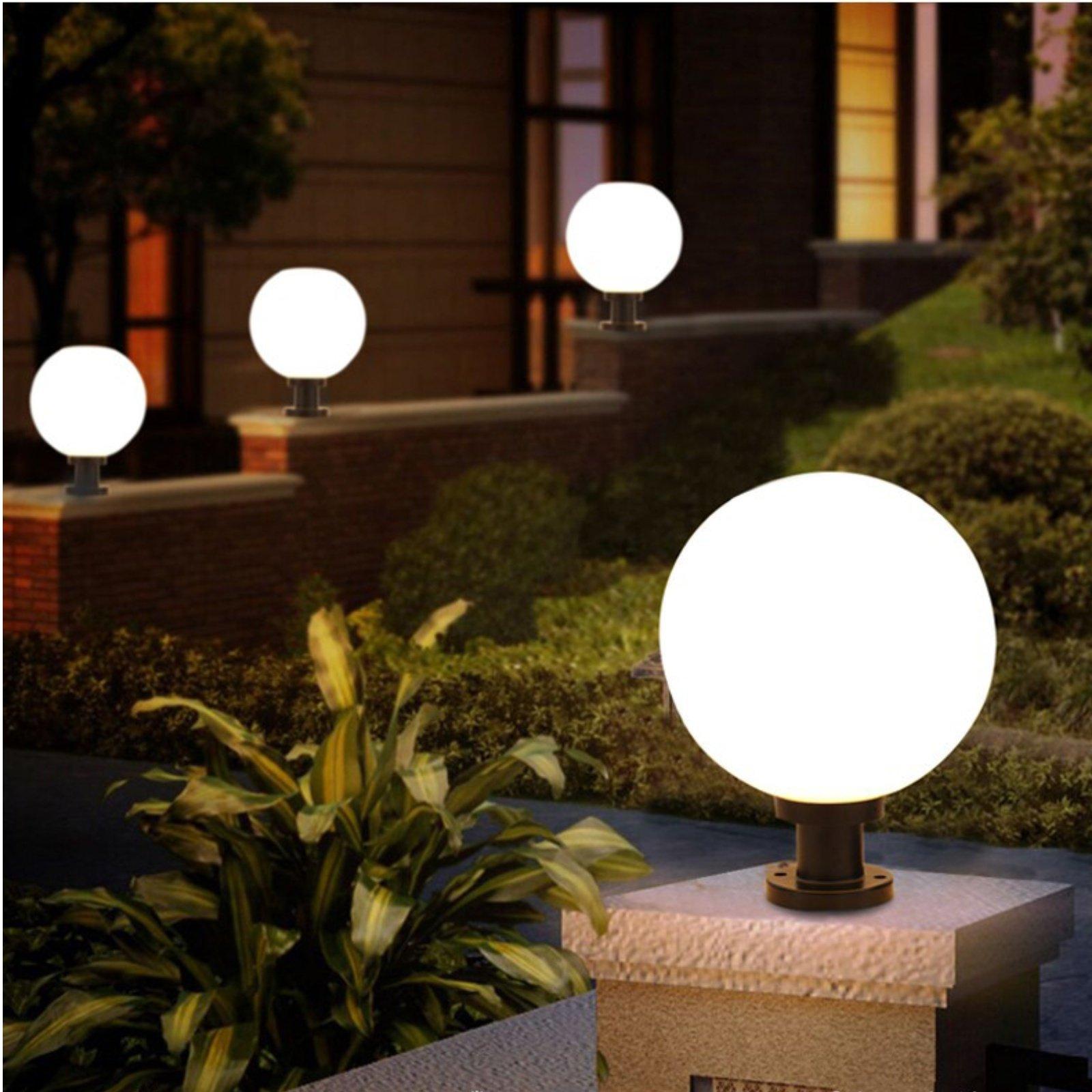 โคมไฟส่องสว่างกลางแจ้งแบบทรงกล - Outdoor Lighting Pathway บทวิจารณ์และราคา
